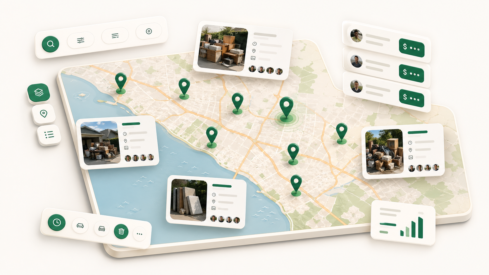 Orange County job board map preview