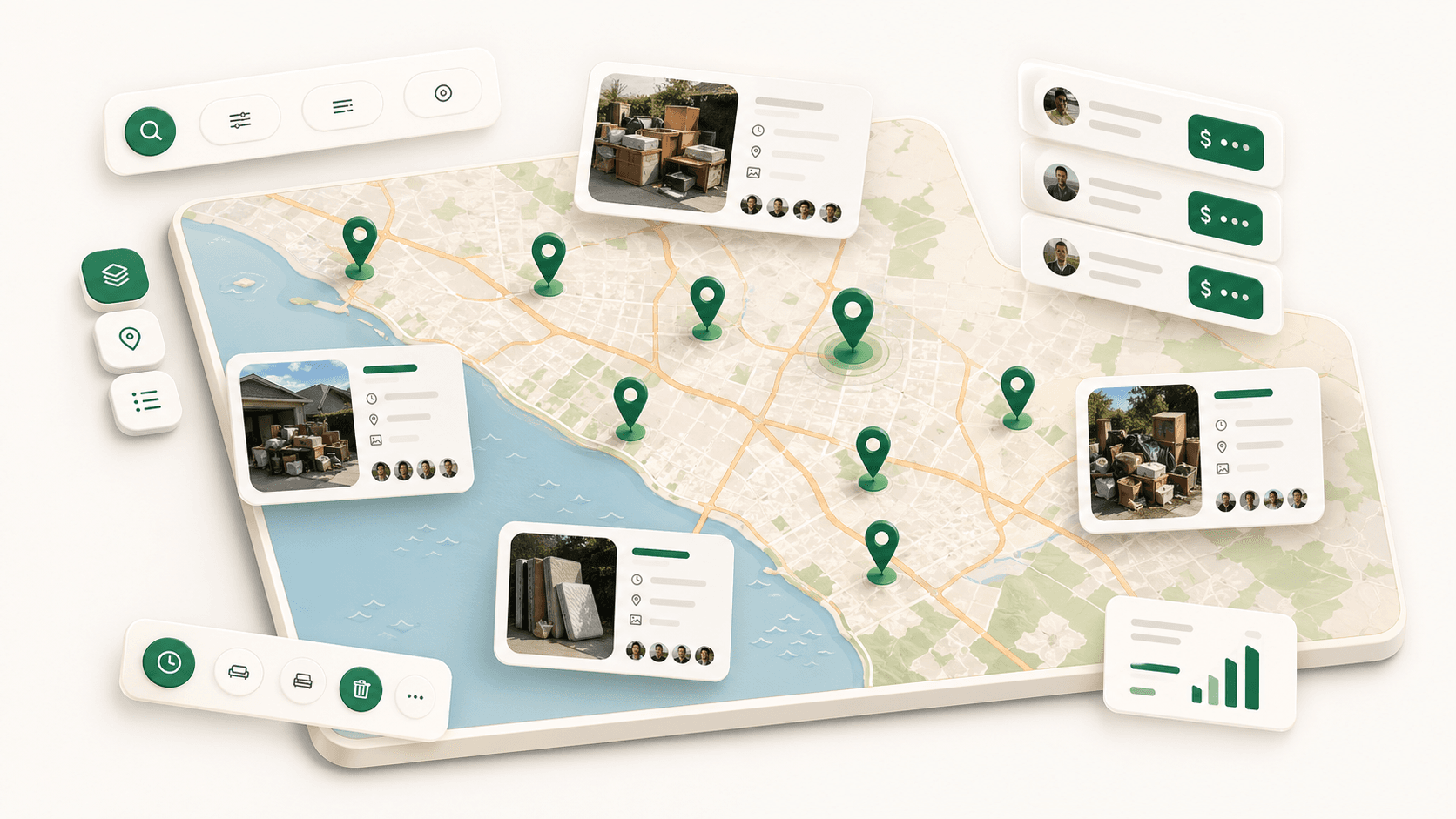 Orange County job board map preview